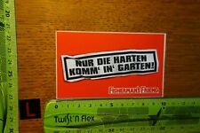 Alter Aufkleber Pfefferminze Bonbons FISHERMAN'S FRIEND Nur die Harten komm' in'