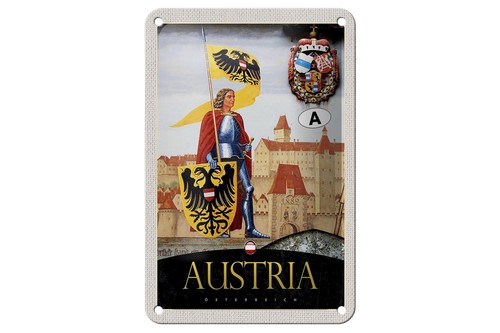 Blechschild reise 12x18 - blechschild,