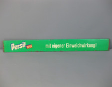 altes Blechschild Persil Tresen Regal - Schiene Werbung Reklame wohl 50er Jahre