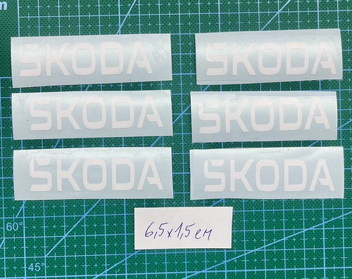 Skoda logo stickers - skoda,