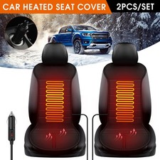 1Paar Auto Sitzheizung 12-24V beheizbare Sitzauflage Heizkissen re.u.links