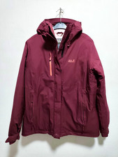 Jack Wolfskin Jacke Damen L Texapore O2+ Microguard Weinrot Top