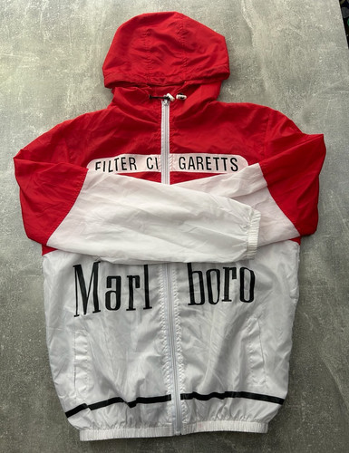 Marlboro windbreaker hoodie - windbreaker,