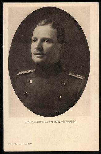 Ansichtskarte herzog ernst von - ansichtskarte,