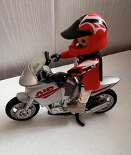Playmobil motorrad mit figur - motorrad,