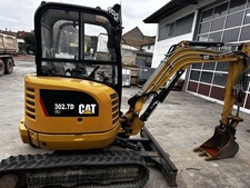 Biete CAT 302.7 DCR  Minibagger mit Böschungslöffel und Tiefenlöffel