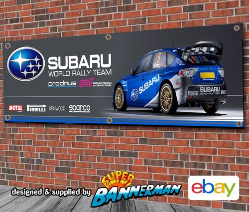 Subaru world rally team banner - world,