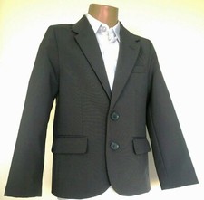 Kinder Jungen Jackett Sakko Jacke grau dunkelgrau NEU