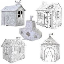 Malhaus Spielhaus Papphaus Bastelhaus Kartonhaus Kreativhaus Spielmöbel Malen