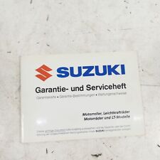 Suzuki TR 50 S EZ:99 Garantieheft Serviceheft Wartungsheft 55498