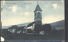 10385241 - 7807 Elzach Kirche Karte beschaedigt