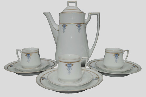 Jugendstil kaffeeservice - jugendstil,