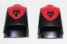 08535, 2x Körper, schwarz, Wolfsritter, Ritter, Mittelalter