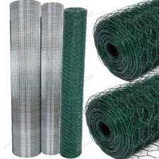  Volierendraht Edelstahl punktgeschweißt Maschendrahtzaun 25/15/10/5m x 1m