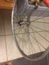 Mercdes Benz Hybrid Fahrrad Vorderrad Felge 26 Zoll Silber