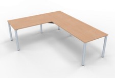 Schreibtischkombination GV1 Winkelschreibtisch 240x200 cm Bürotisch Schreibtisch