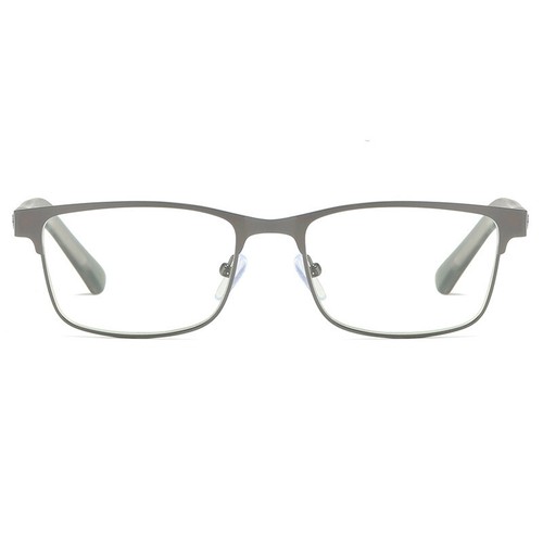 Rechteckige metall lesebrille - rechteckige, metall-lesebrille
