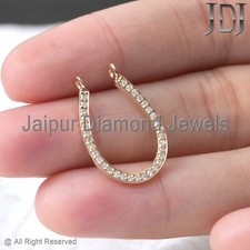 Solid 14k Gelbgold Anhänger