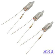 3x Glimmlampe m. Vorwiderstand