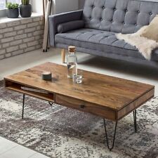 FineBuy Couchtisch Sheesham