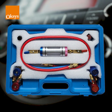 Kältemittel Klimaanlage Diagnose Analyse für R134a und R1234yf Schauglas