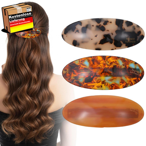 Ovale haarspangen set - ovale,