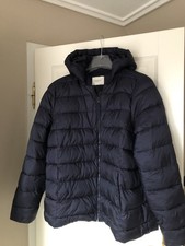 Steppjacke m. Kapuze dunkelblau Gr. 46 Tchibo essentials 