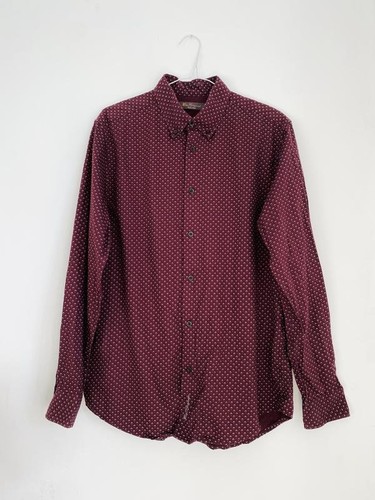 Men ben sherman shirt burgundy - men,