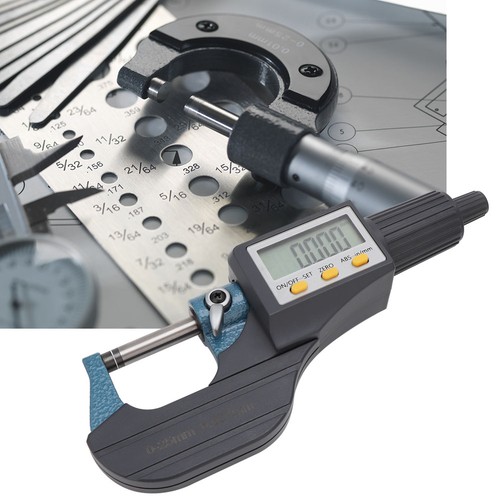 Mikrometer aus verchromter - mikrometer,