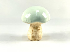 Keramik Pilz in Hellblau |