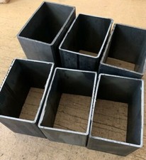 Rohr Rechteckrohr Vierkantrohr Quadratrohr 120x80x3 mm Länge ca. 90 mm Nr.131