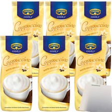 Krüger Family White Cappuccino kaffeehaltiges Getränkepulver 6x500g  usy Block