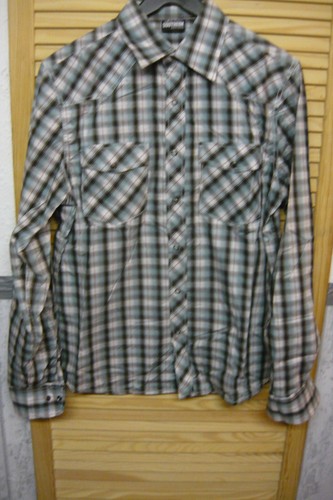Langarm herren hemd - ,