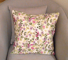 *Dekokissen Wiesenblumen* Blumen, Frühling, Kissenhülle 40 x40 cm, handgefertigt
