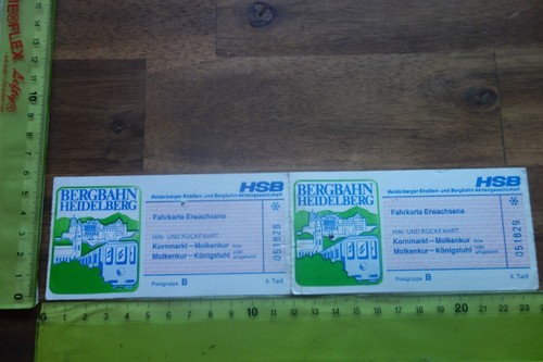 Alte fahrkarten hsb - fahrkarten,