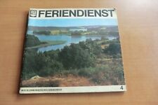 DDR  Prospekt FDGB Feriendienst Mecklenburg Seengebiet Erholungsheime Plau Röbel