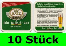 10 Bierdeckel Hatz Moninger
