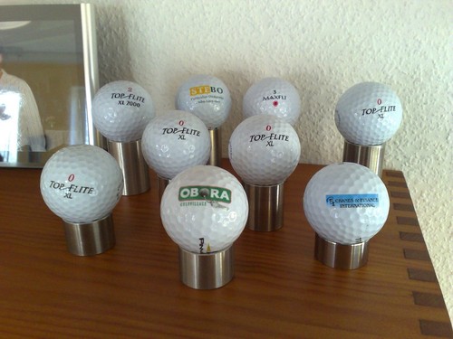 Golfball logoball podest - logoball,