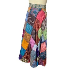 Bunter Wickelrock Patchwork