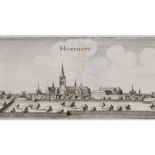 Hontscote Hondschoote Frankreich Kupferstich Merian Topographia um 1650