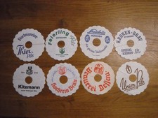 8 verschiedene  Pilsdeckchen - Tropfdeckchen Brauereien Deutschland 2