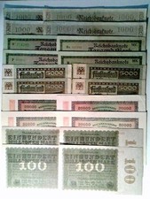 20 Reichsbanknoten, je 4x 1000