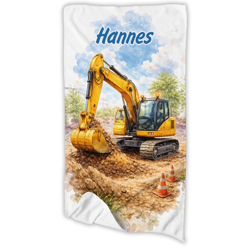 Kinder handtuch bagger mit - kinder,
