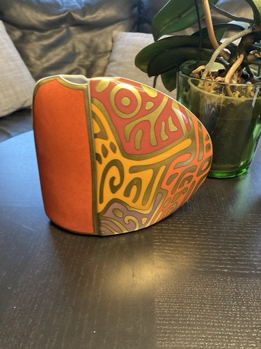 Hutschenreuther vase orange - hutschenreuther,