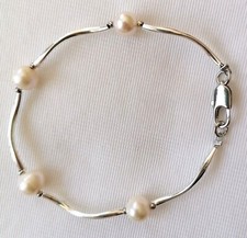 Zuchtperle m. Röhrchen