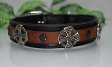 Lederhalsband Keltenkreuz