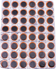 48 x Runde Fahrrad Schlauchflicken Flickzeug Flicken Reifen Schlauch Panne Ø27mm