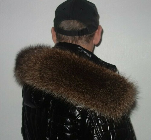 Waschbär pelz kapuze - kapuze, kragen