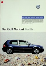 293745) VW Golf IV Variant - Pacific - Prospekt 10/2003