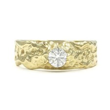 Ring mit Brillantsolitär 0,50